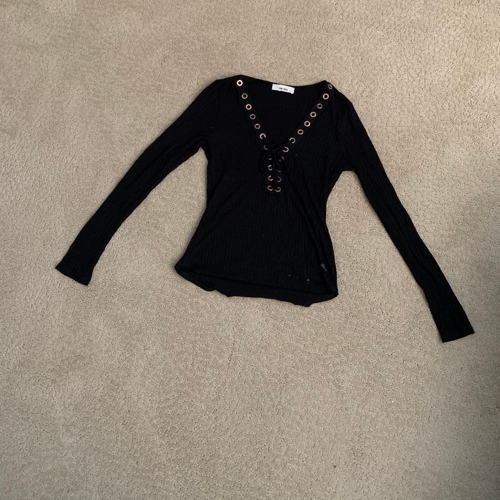 Long Sleeve Knit Top